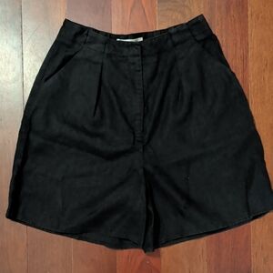 Valerie Stevens High Waist Black Shorts